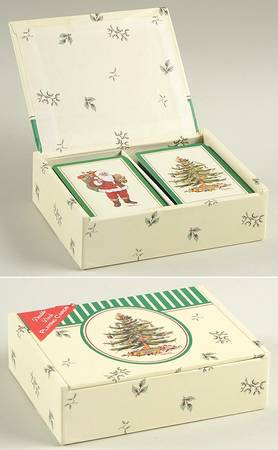 Christmas Tree Double Deck Playing Cards