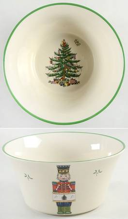 Christmas Tree 8" Nutcracker Bowl