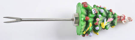 Christmas Tree Cocktail Fork