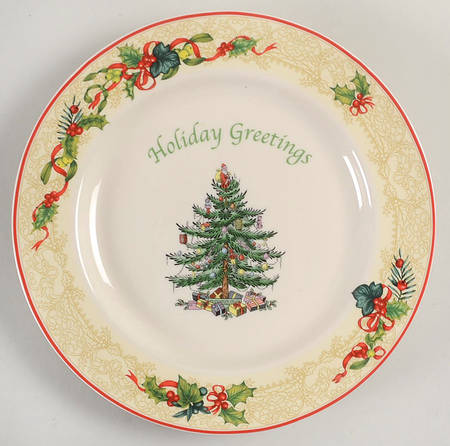 Christmas Tree Accent Dinner Plate