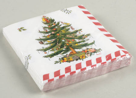 Christmas Tree Package of Paper Luncheon Napkins