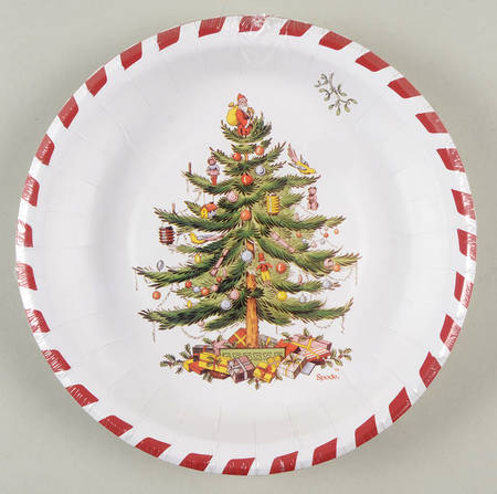Christmas Tree (Pack of 8) Paper Luncheon/Dessert Plates