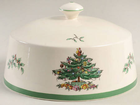 Christmas Tree Lid for Round Cheese Dish