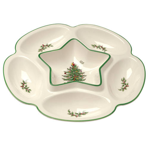 Christmas Tree 1 Piece Chip & Dip