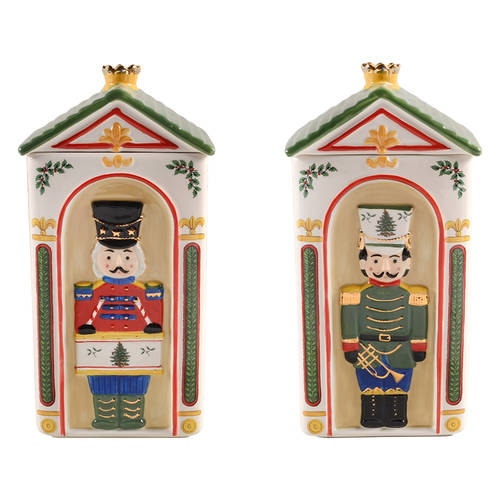 Christmas Tree Figural Cookie Jar & Lid