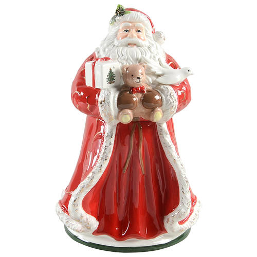 Christmas Tree Figural Cookie Jar & Lid