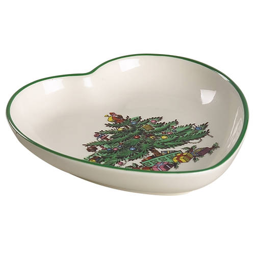 Christmas Tree Heart Shaped Dish