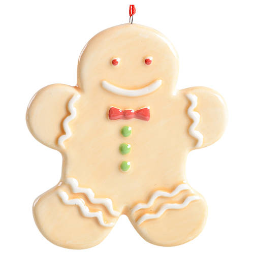 Christmas Tree Ornaments Gingerbread Man - Boxed