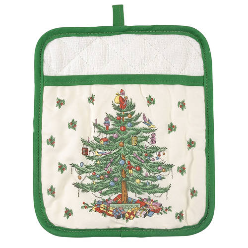 Christmas Tree Cloth Potholder