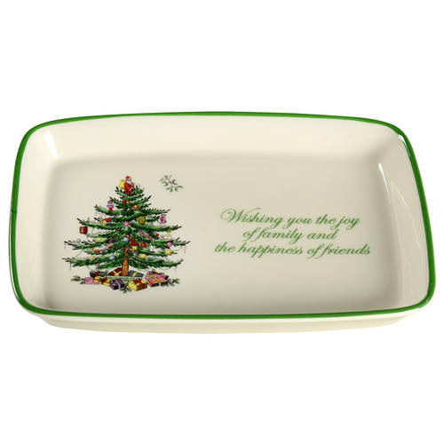 Christmas Tree Rectangular Sentiment Tray