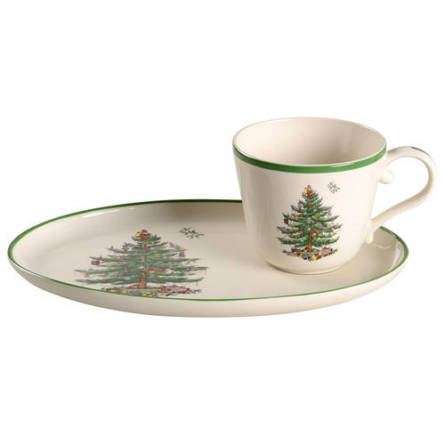 Christmas Tree Soup & Sandwich Set (Tray & Mug)