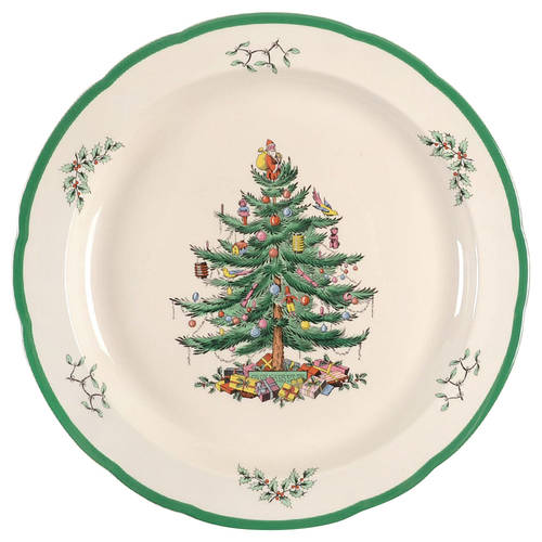 Christmas Tree 12" Chop Plate (Round Platter)