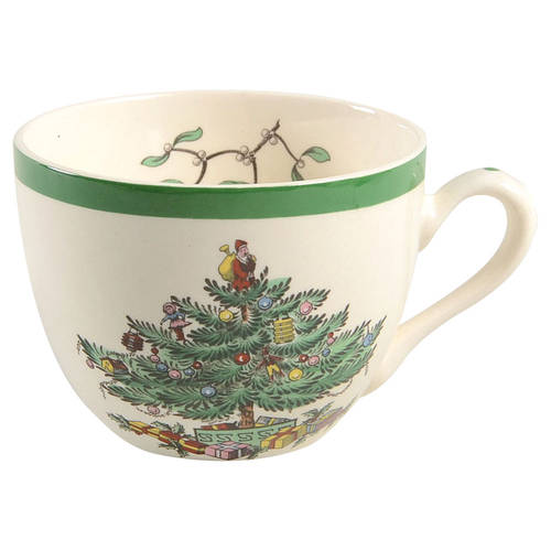 Christmas Tree Flat Cup