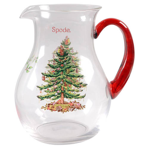 Christmas Tree 96 Oz Glassware Pitcher