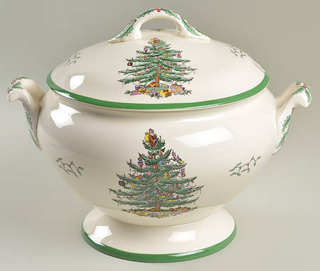 Christmas Tree Tureen &  Lid