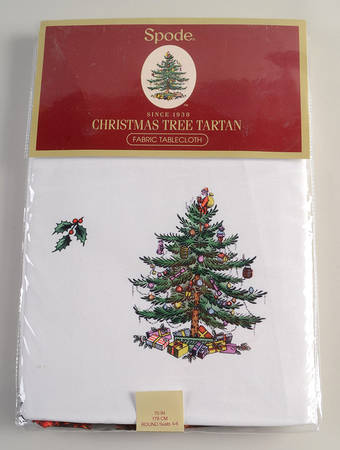 Christmas Tree Tablecloth-Round 70"
