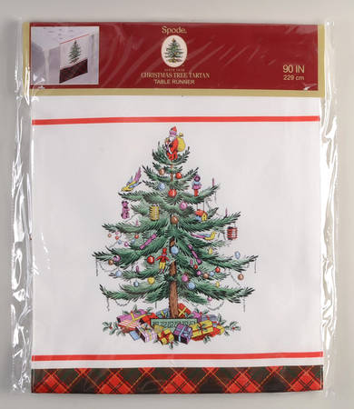 Christmas Tree 14" X 90" Cloth Table Runner