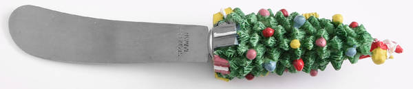 Christmas Tree Individual Canape Knife