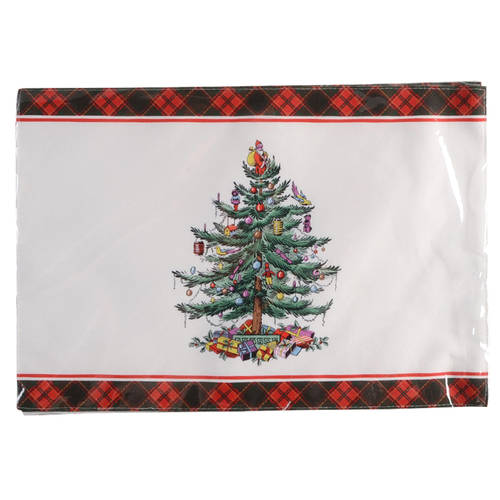 Christmas Tree Cloth Placemat - Set of 4