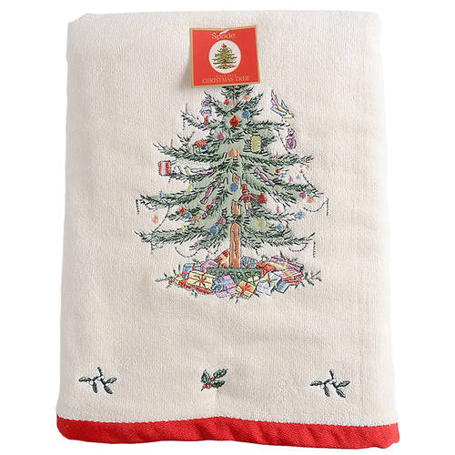 Christmas Tree Bath Towel