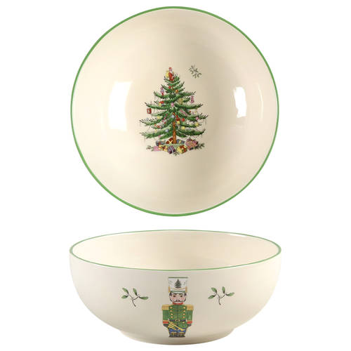 Christmas Tree 8" Nutcracker Bowl