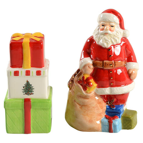 Christmas Tree Figural Salt & Pepper Set