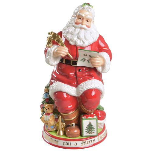 Christmas Tree Figural Cookie Jar & Lid