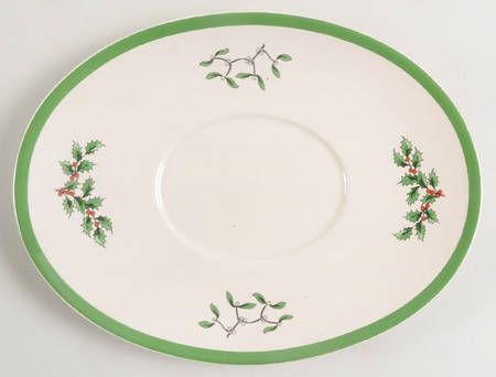 Christmas Tree Underplate for Gravy Boat