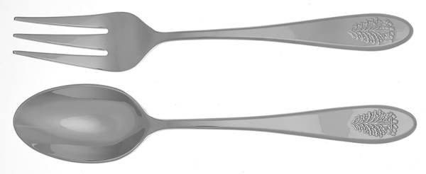 Christmas Tree All Stainless Serving Set (SEFSTB & SESSSB)
