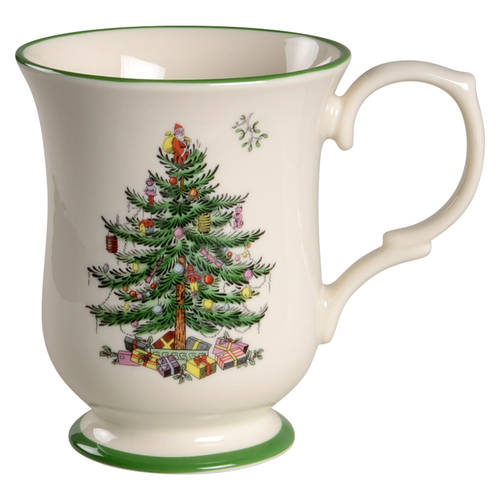 Christmas Tree Footed Mug