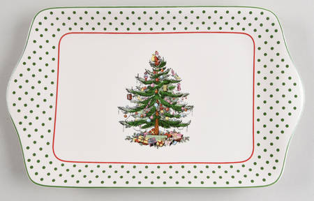 Christmas Tree Dessert Tray by Spode
