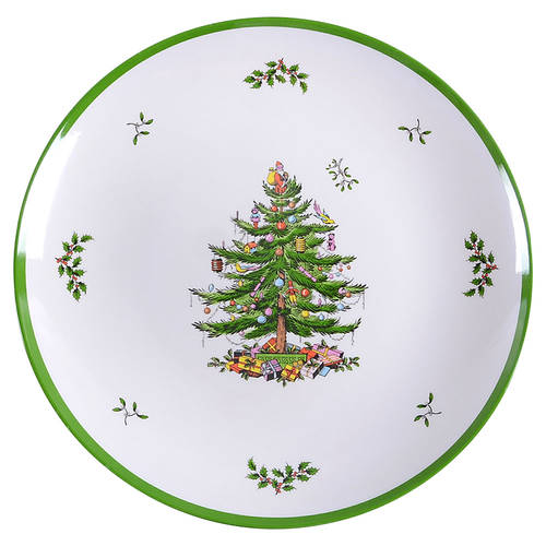 Christmas Tree 14" Melamine Chop Plate (Round Platter)