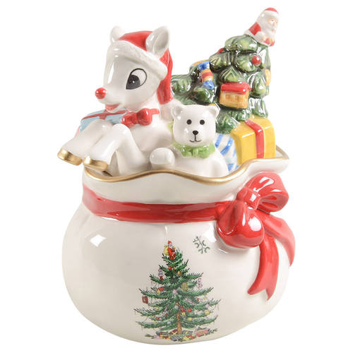 Christmas Tree Candy Jar & Lid