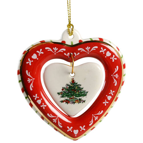 Christmas Tree Ornaments Heart - Boxed