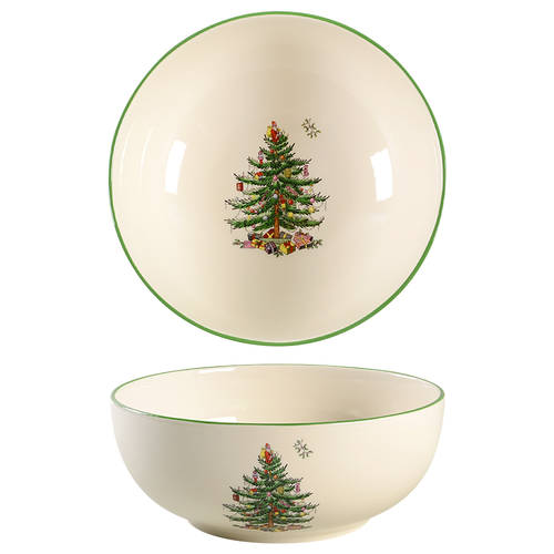 Christmas Tree 8" Round Bowl