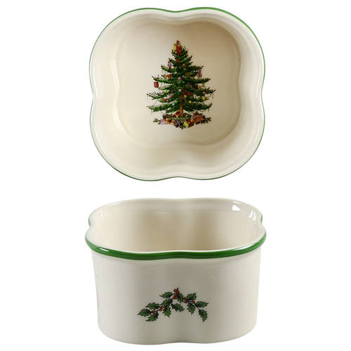 Christmas Tree Square Ramekin