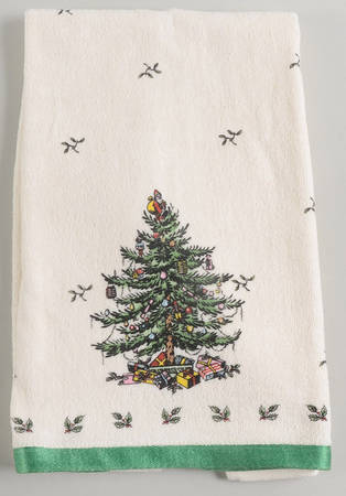 Christmas Tree Cloth Hand Towel