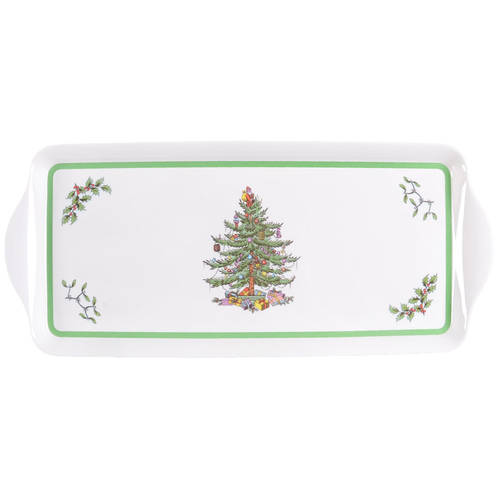 Christmas Tree 15" Melamine Sandwich Tray
