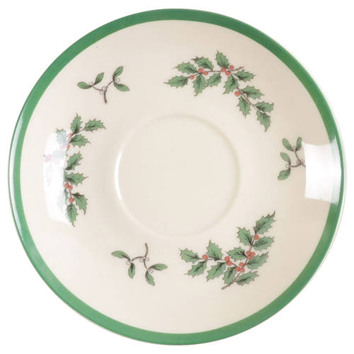 Christmas Tree Saucer for Flat Cup