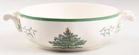 Christmas Tree Round Vegetable No Lid