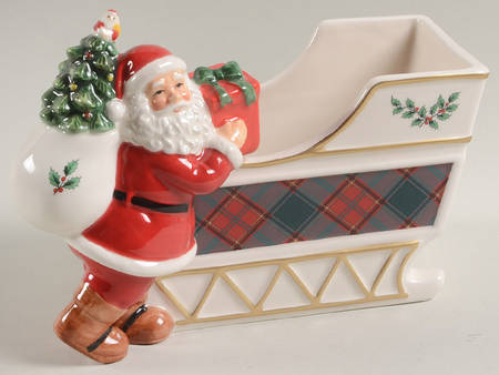 Christmas Tree Sleigh Candy Dish