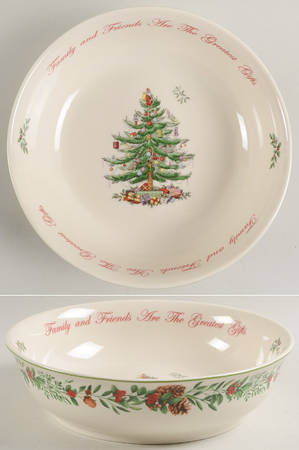 Christmas Tree 10" Annual Round Serving Bowl