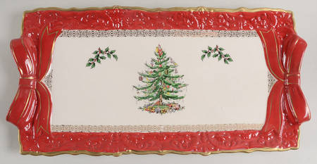 Christmas Tree 75th Anniversary 14" Sandwich Tray