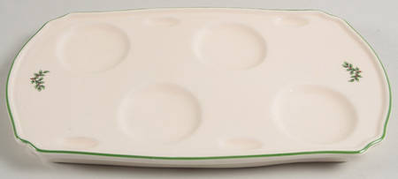 Christmas Tree Tray for 5 Pc Hors d'Oeuvres Set