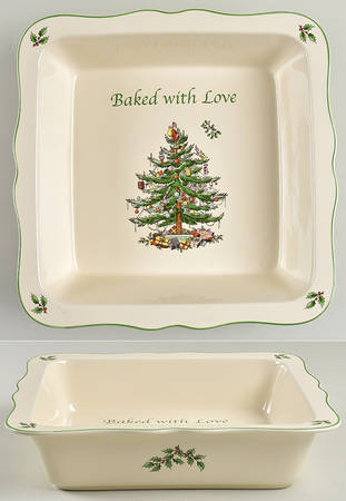 Christmas Tree 10" Square Baker