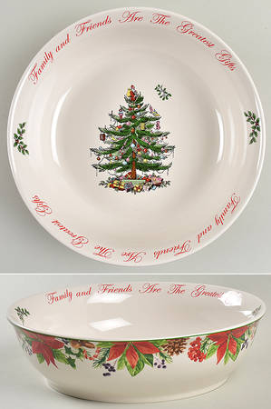 Christmas Tree 10" Annual Round Serving Bowl