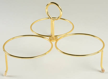 Christmas Tree Metal Stand for - Set of 3 Condiment Bowls