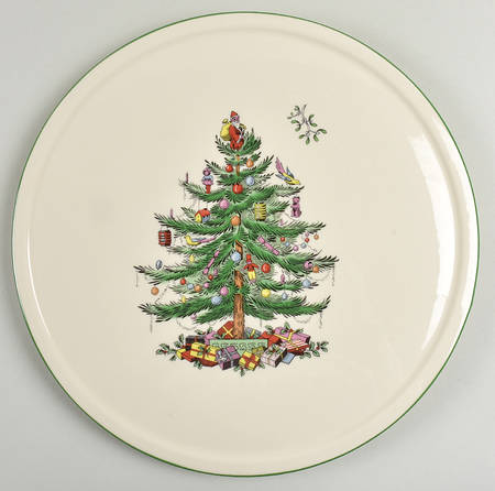 Christmas Tree Cake Plate