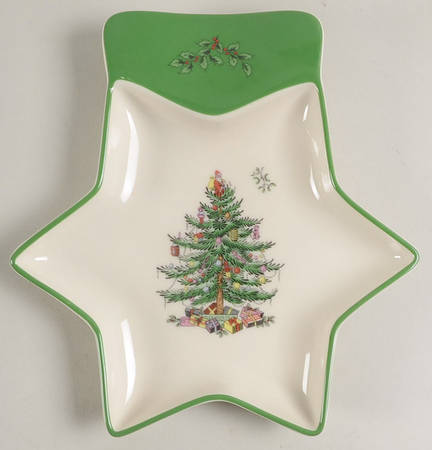 Christmas Tree Star Shaped Tray