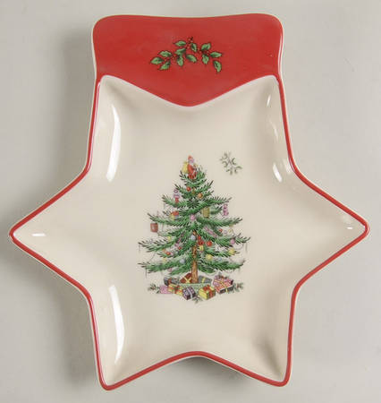 Christmas Tree Star Shaped Tray
